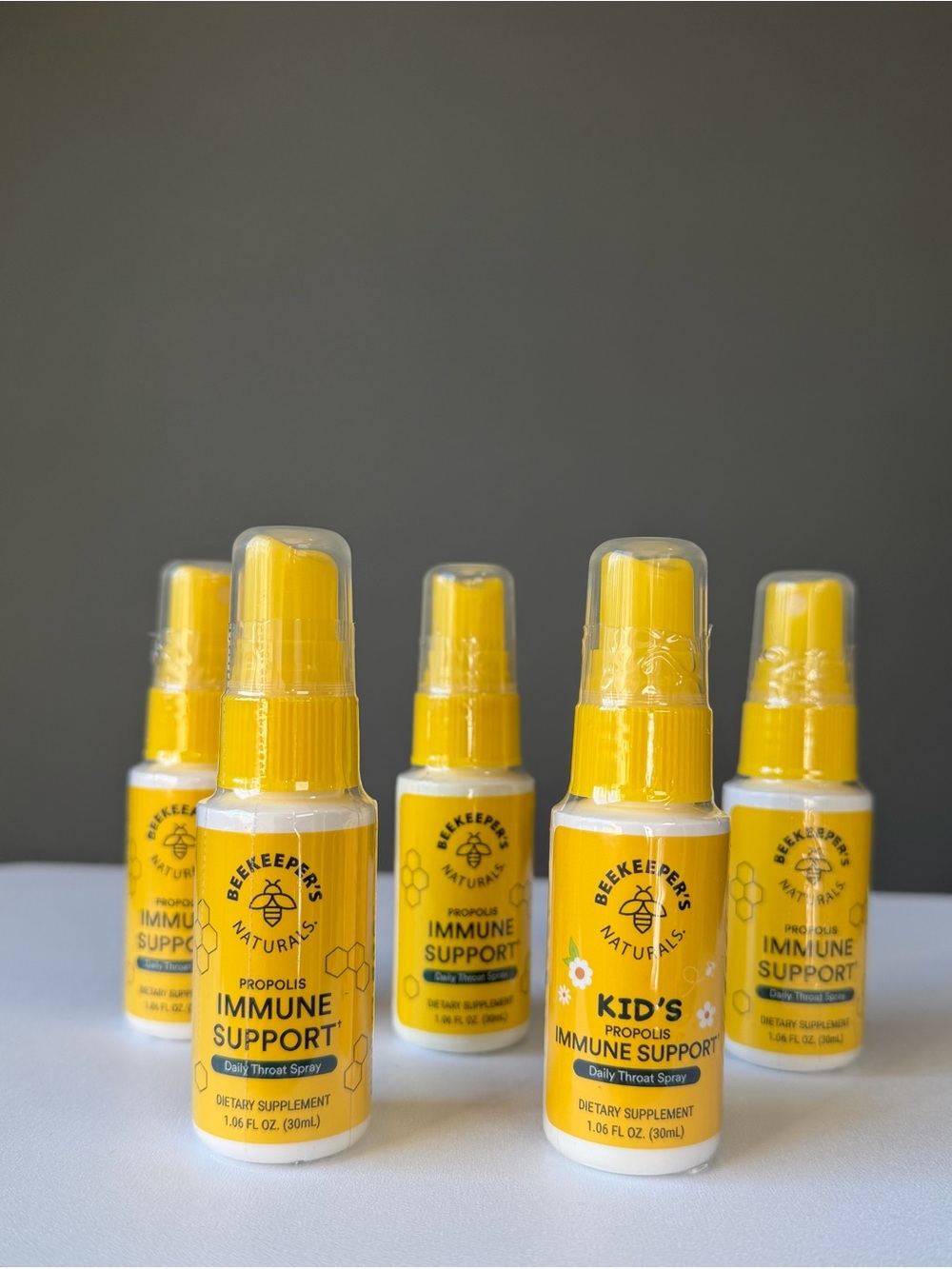 Immune Support Spray Beekeepers Naturals bundle of 5 NIB back to school supply